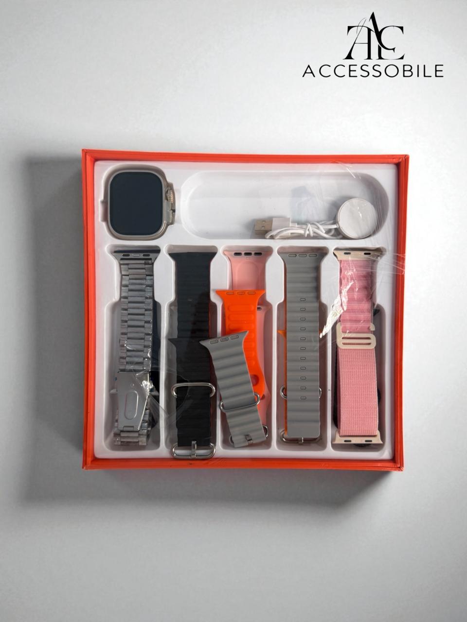 Smart watch MK X100 ultra 2 (10 in 1 straps)